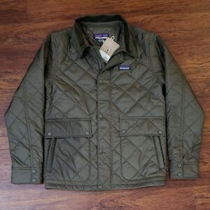 Patagonia Men's Military Green Quilted Coat Size Small New